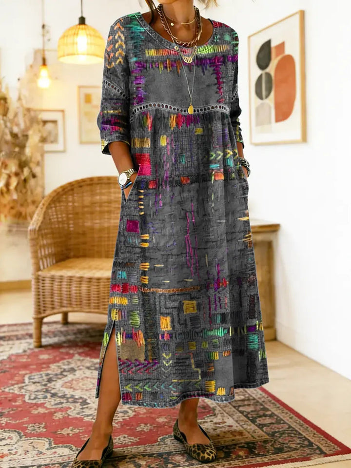 Manuela | Ethnic Patchwork Dress