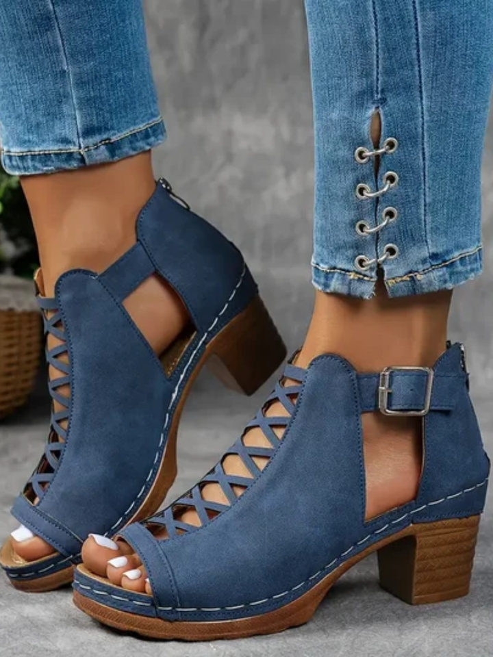 Aubrey | Elegant Wedge Sandals