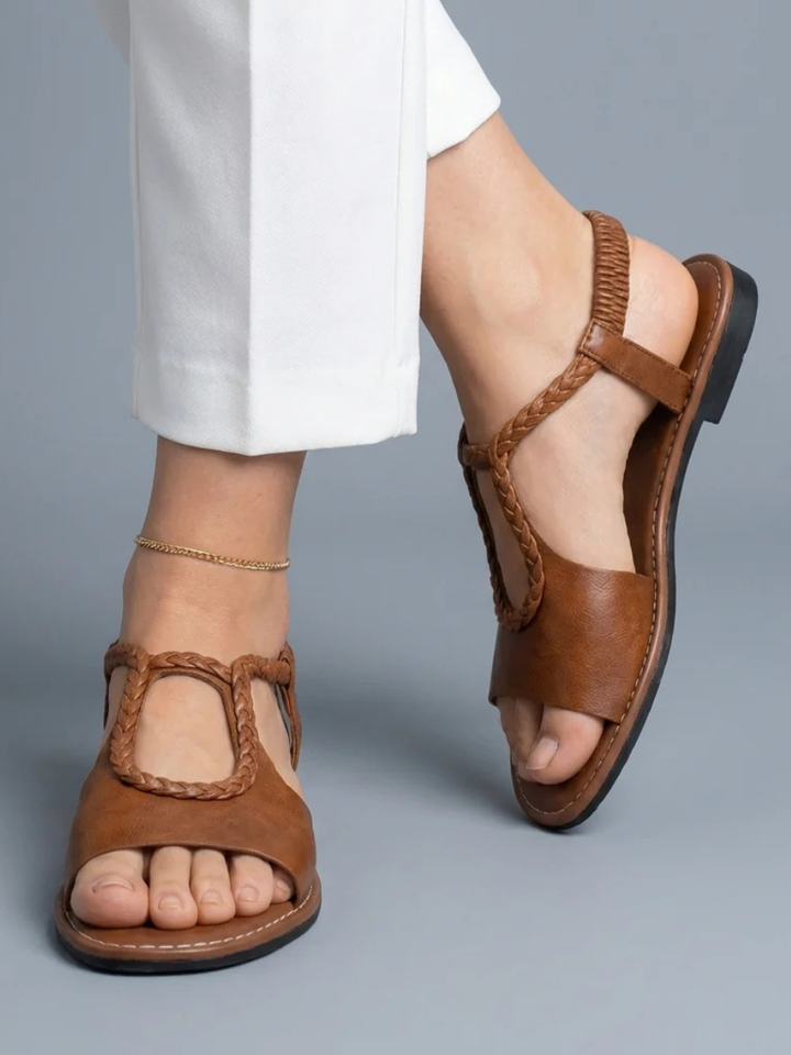 Bianca | Everyday Braided Leather Sandals