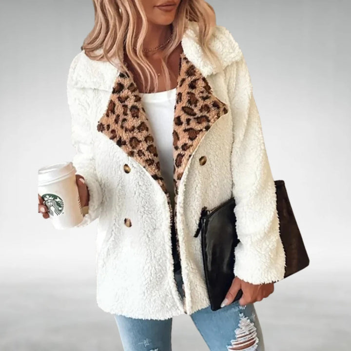 Lori | Cozy Leopard Teddy Coat