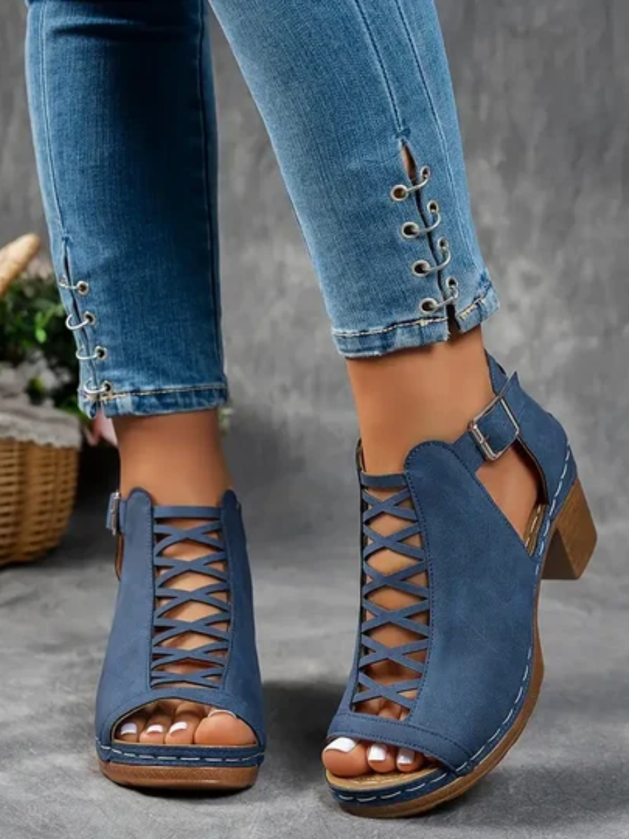 Aubrey | Elegant Wedge Sandals