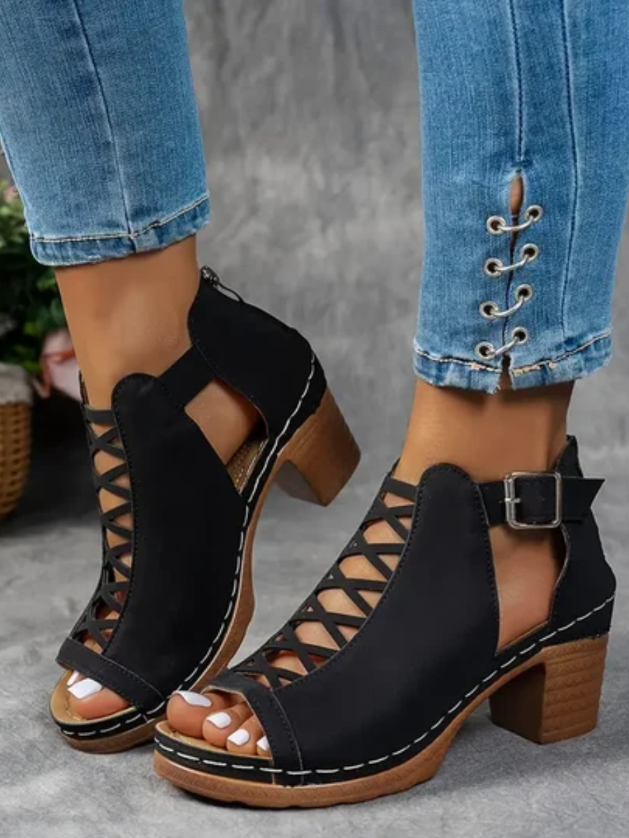 Aubrey | Elegant Wedge Sandals