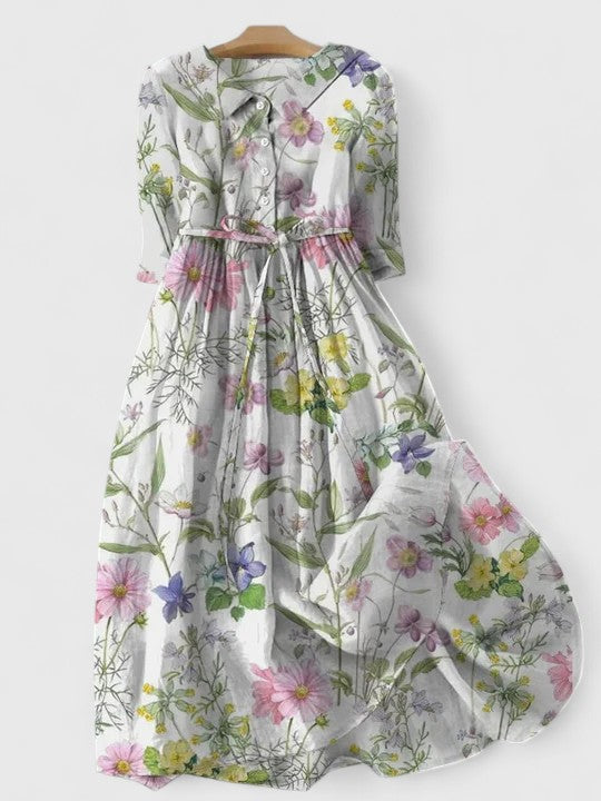 Sanai | Elegant Flower Dress