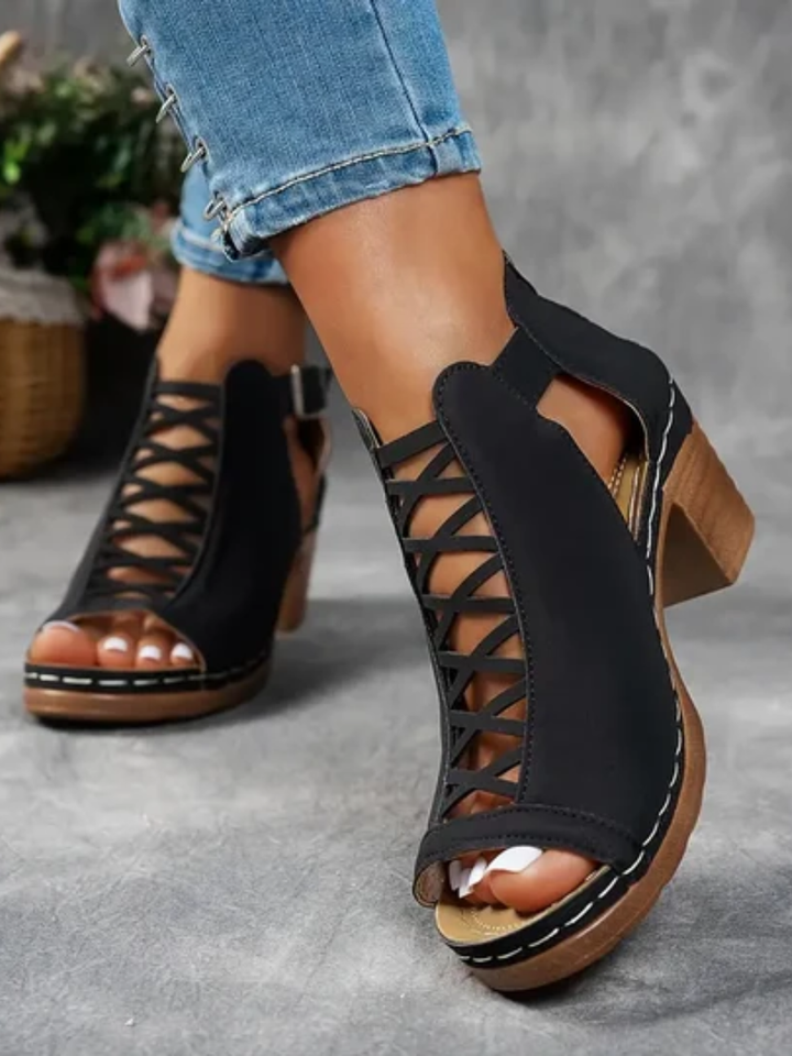 Aubrey | Elegant Wedge Sandals