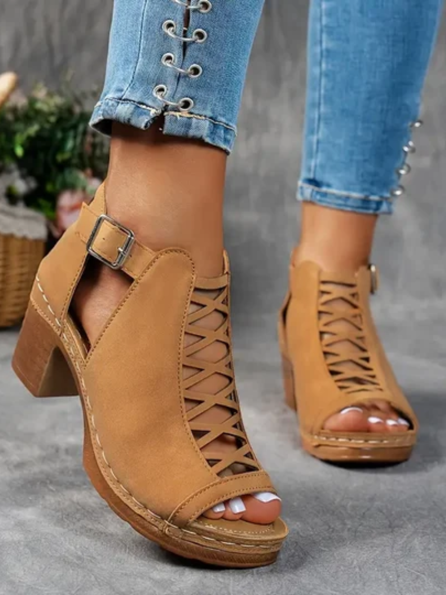 Aubrey | Elegant Wedge Sandals