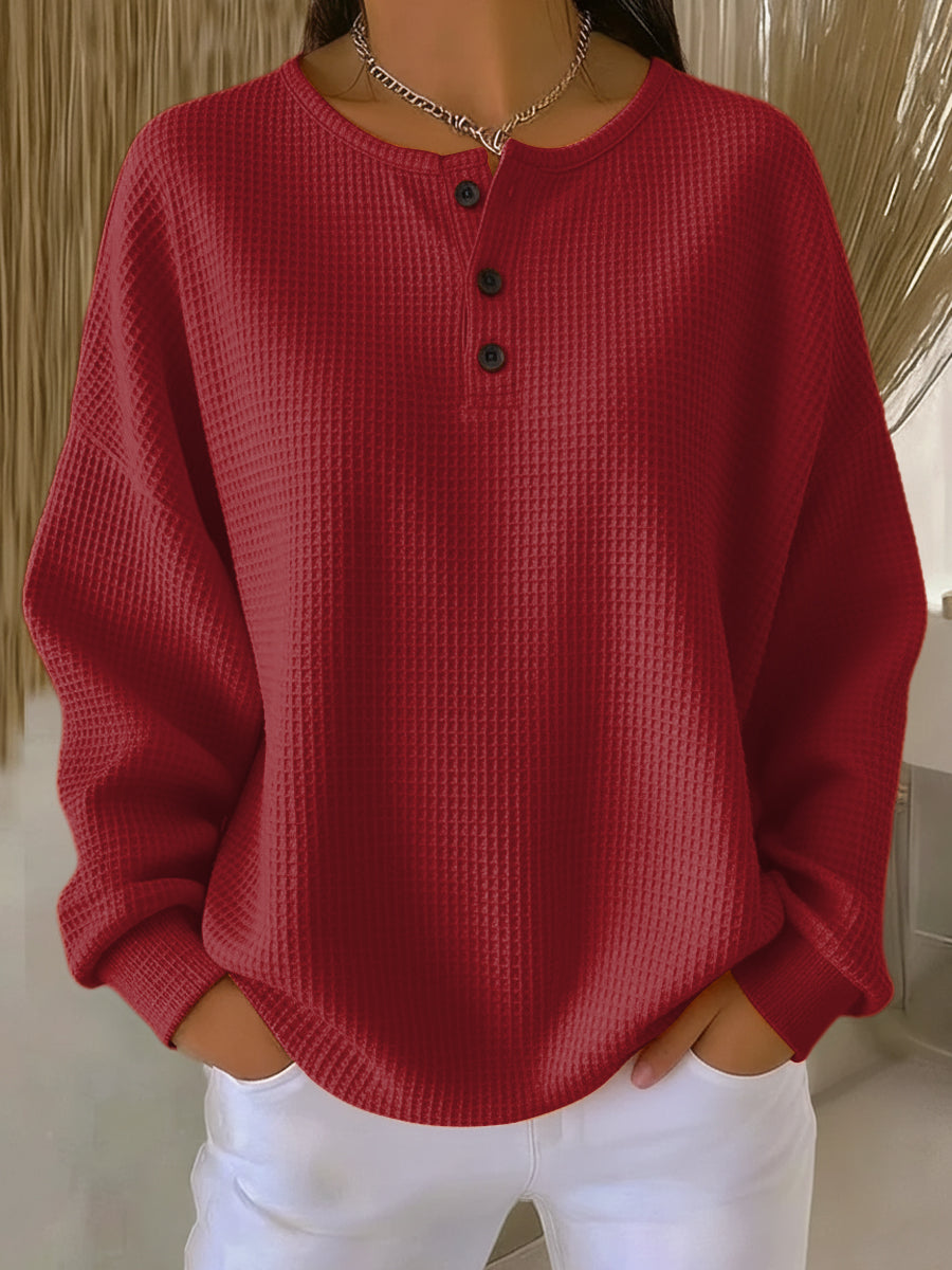 Anne | Relaxed Collar Sweatshirt