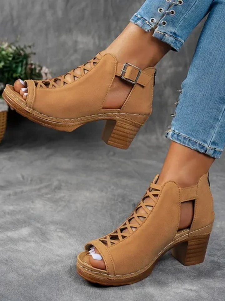 Aubrey | Elegant Wedge Sandals