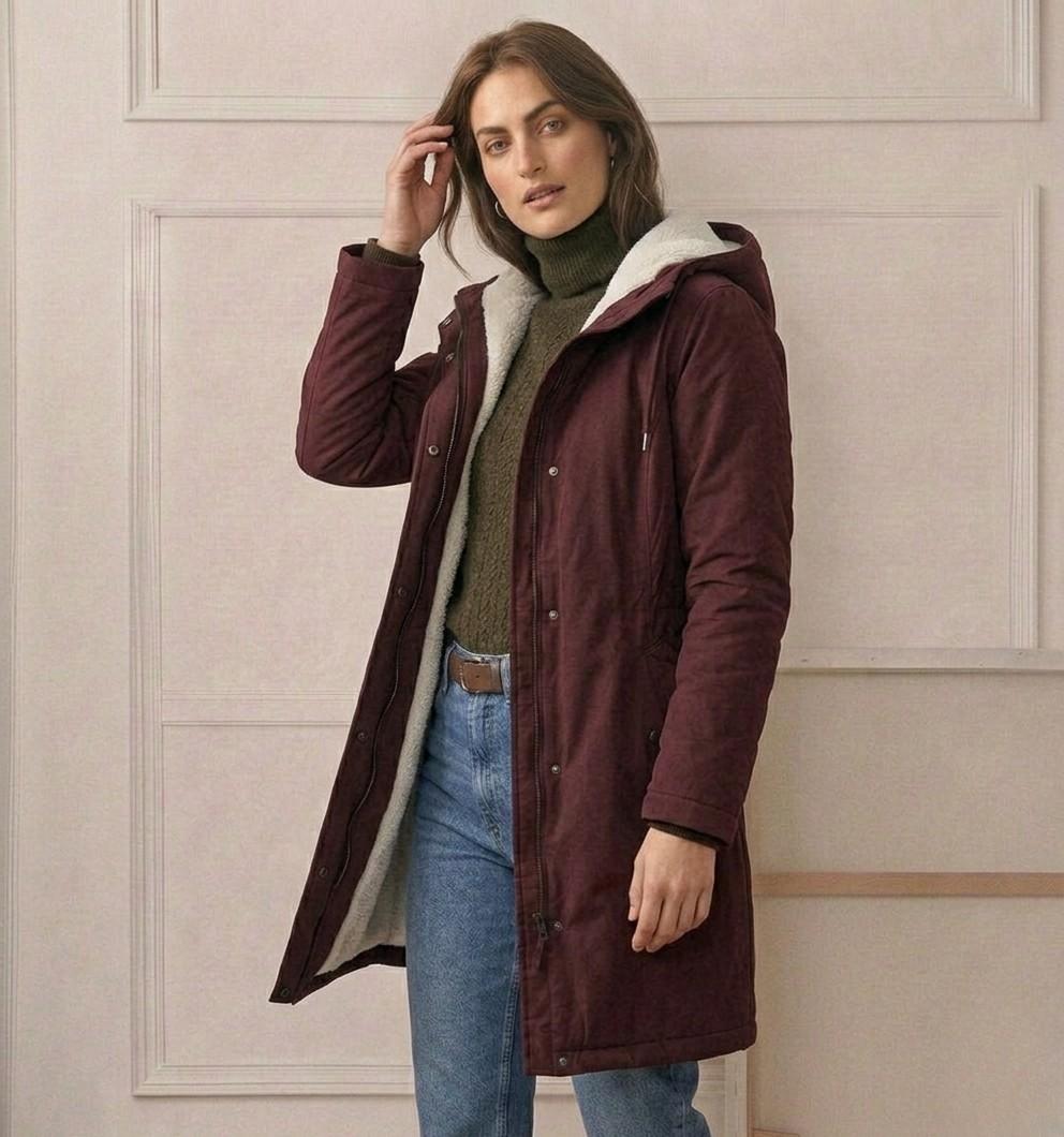 Marjorie | Cozy Hooded Coat