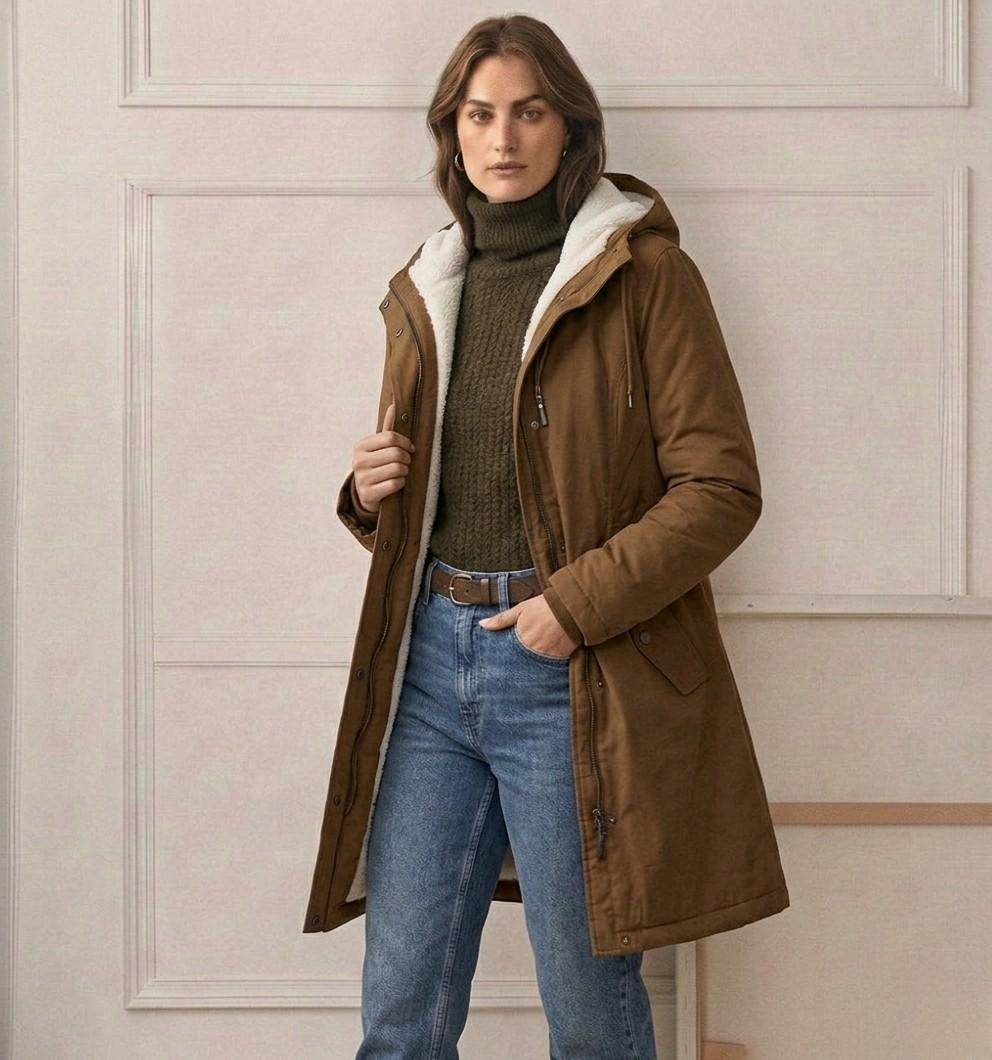 Marjorie | Cozy Hooded Coat