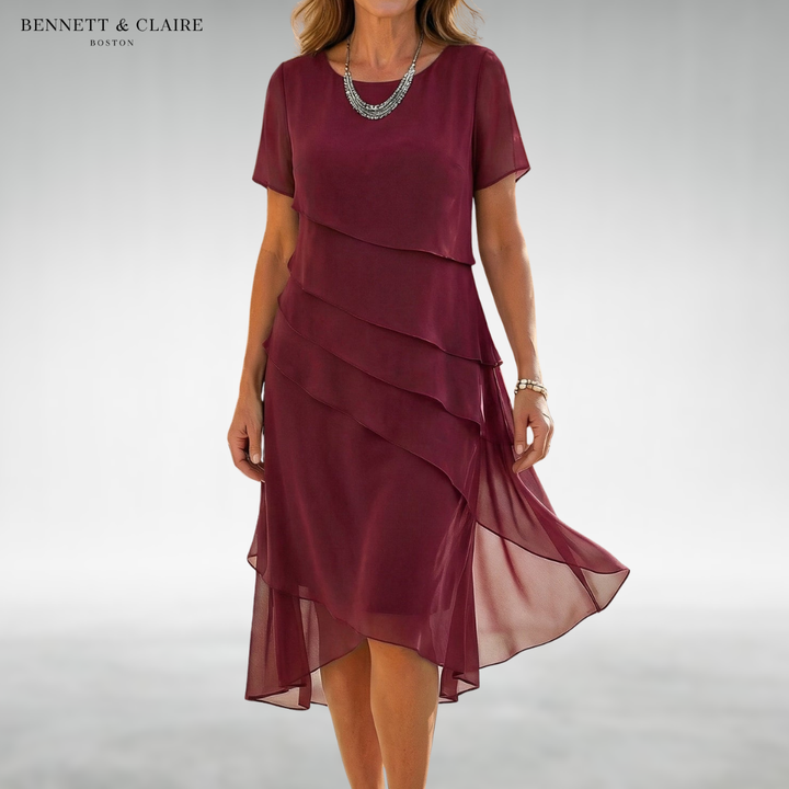 Vinna | Layered Midi Dress