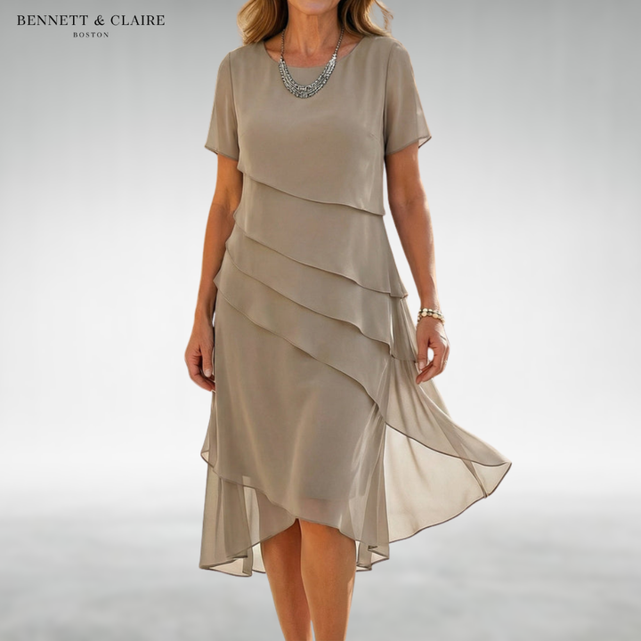 Vinna | Layered Midi Dress