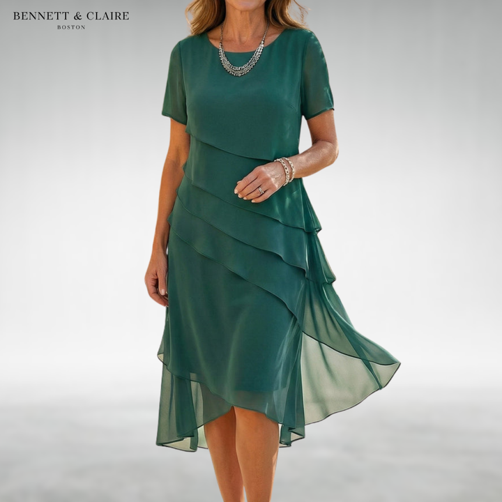 Vinna | Layered Midi Dress