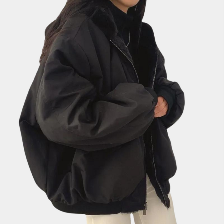 Caitlin | Double-Layered Winter Coat with Hood for Women