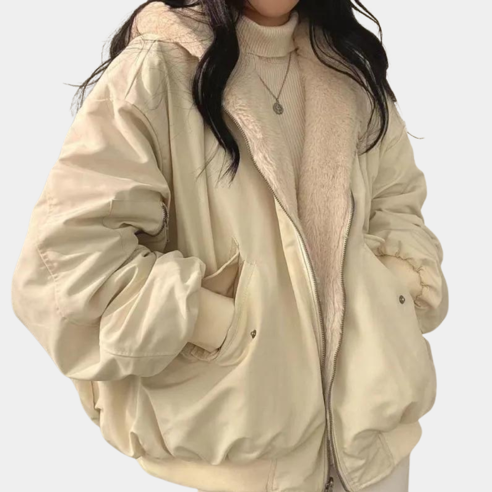 Caitlin | Double-Layered Winter Coat with Hood for Women