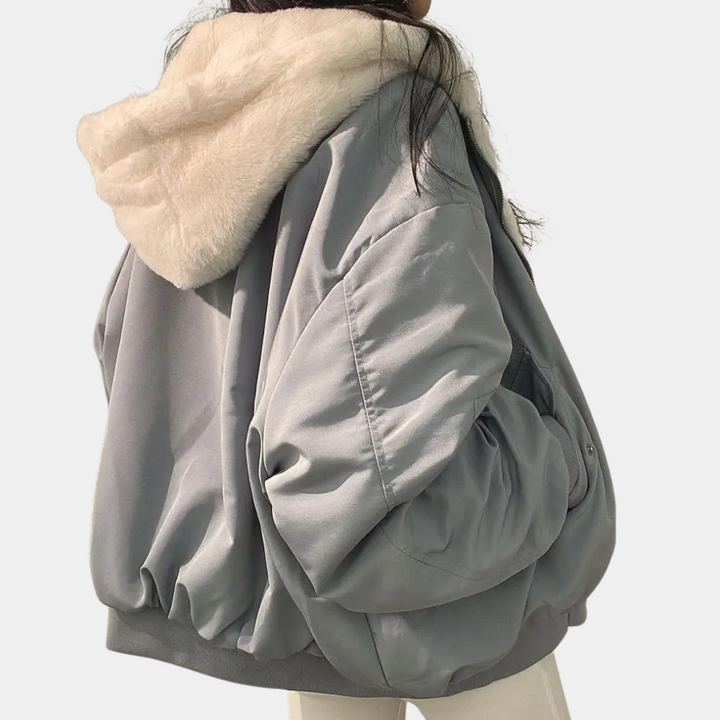 Caitlin | Double-Layered Winter Coat with Hood for Women
