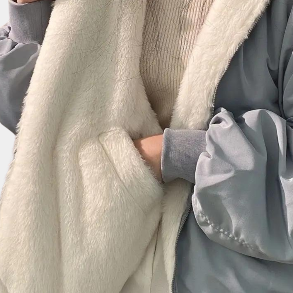 Caitlin | Double-Layered Winter Coat with Hood for Women