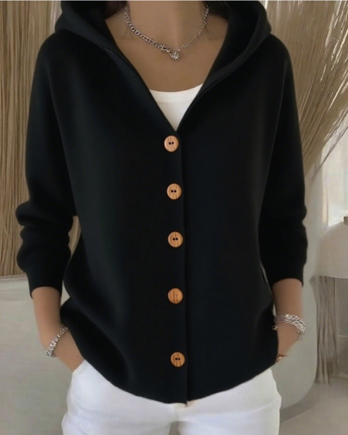 Karen | Hooded Knit Jacket