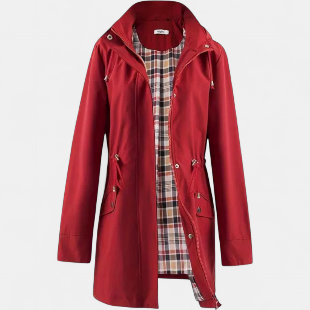KENLEY – Waterproof Zip-Up Hooded Coat Jacket