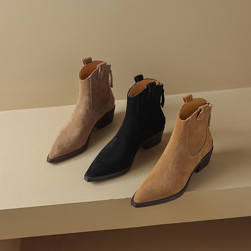 Sweeney - Leather Boots