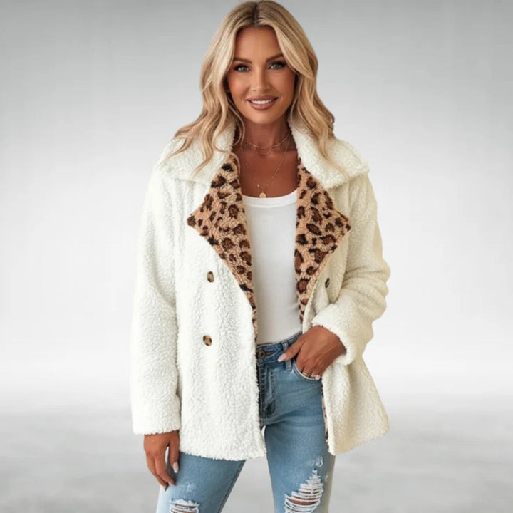 Lori | Cozy Leopard Teddy Coat