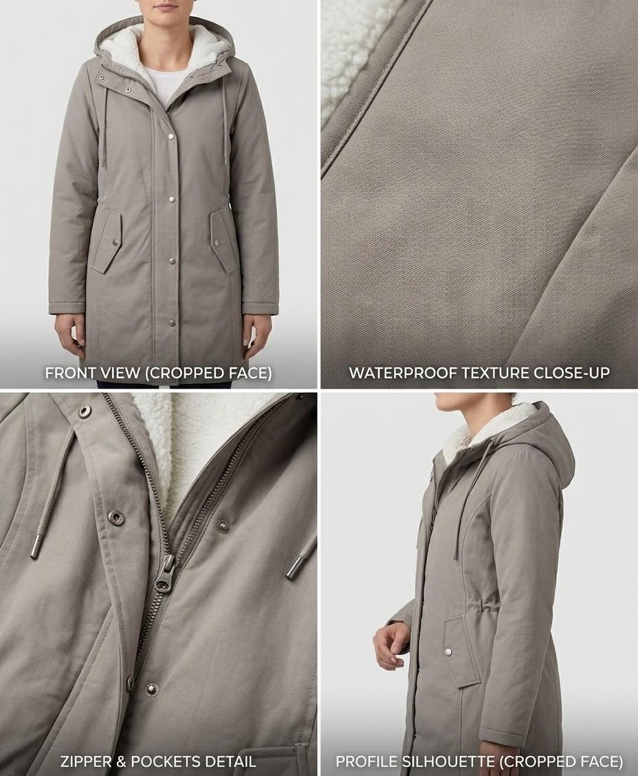 Marjorie | Cozy Hooded Coat
