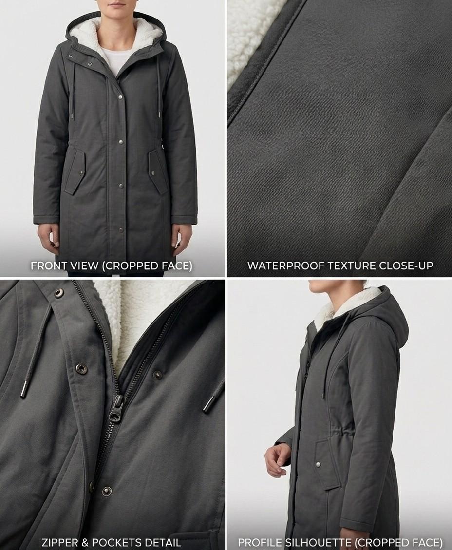Marjorie | Cozy Hooded Coat