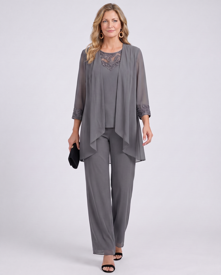 Lillie - Minimalist style classic three-piece set