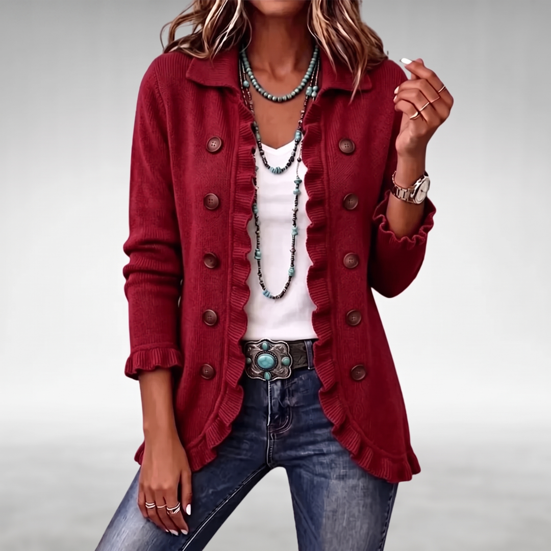 Eve Classic Ruffle Cardigan