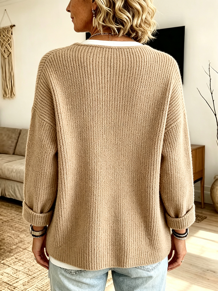 Natalie | Asymmetrical Knit Cardigan