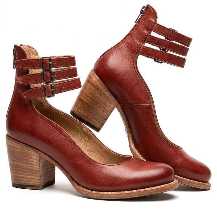 Alvienne | Women's Sculpted Heel Sandals Evening Wedding Summer