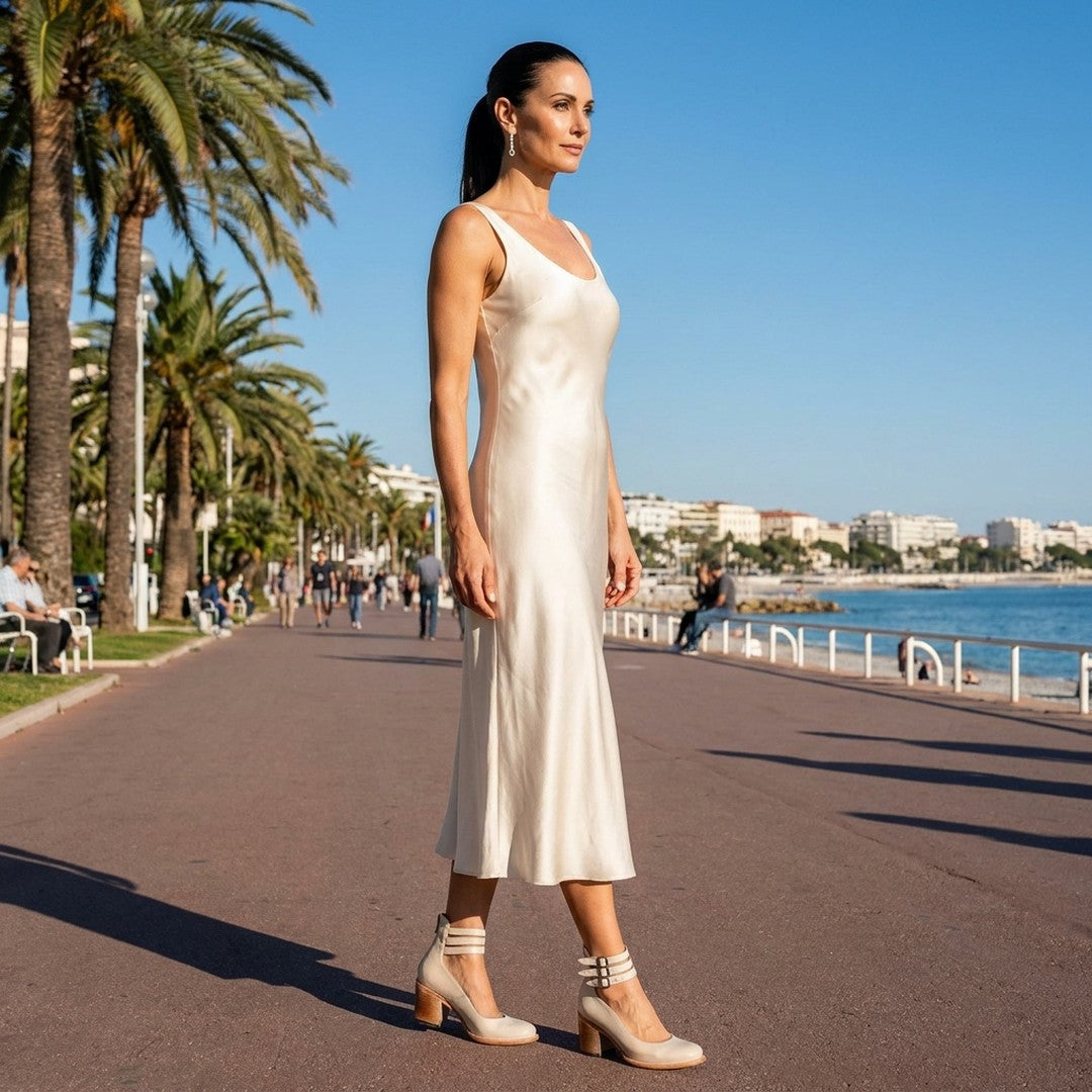 Alvienne | Women's Sculpted Heel Sandals Evening Wedding Summer
