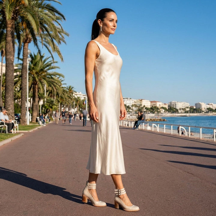 Alvienne | Women's Sculpted Heel Sandals Evening Wedding Summer