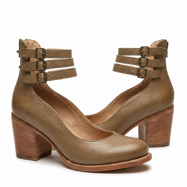 Alvienne | Women's Sculpted Heel Sandals Evening Wedding Summer