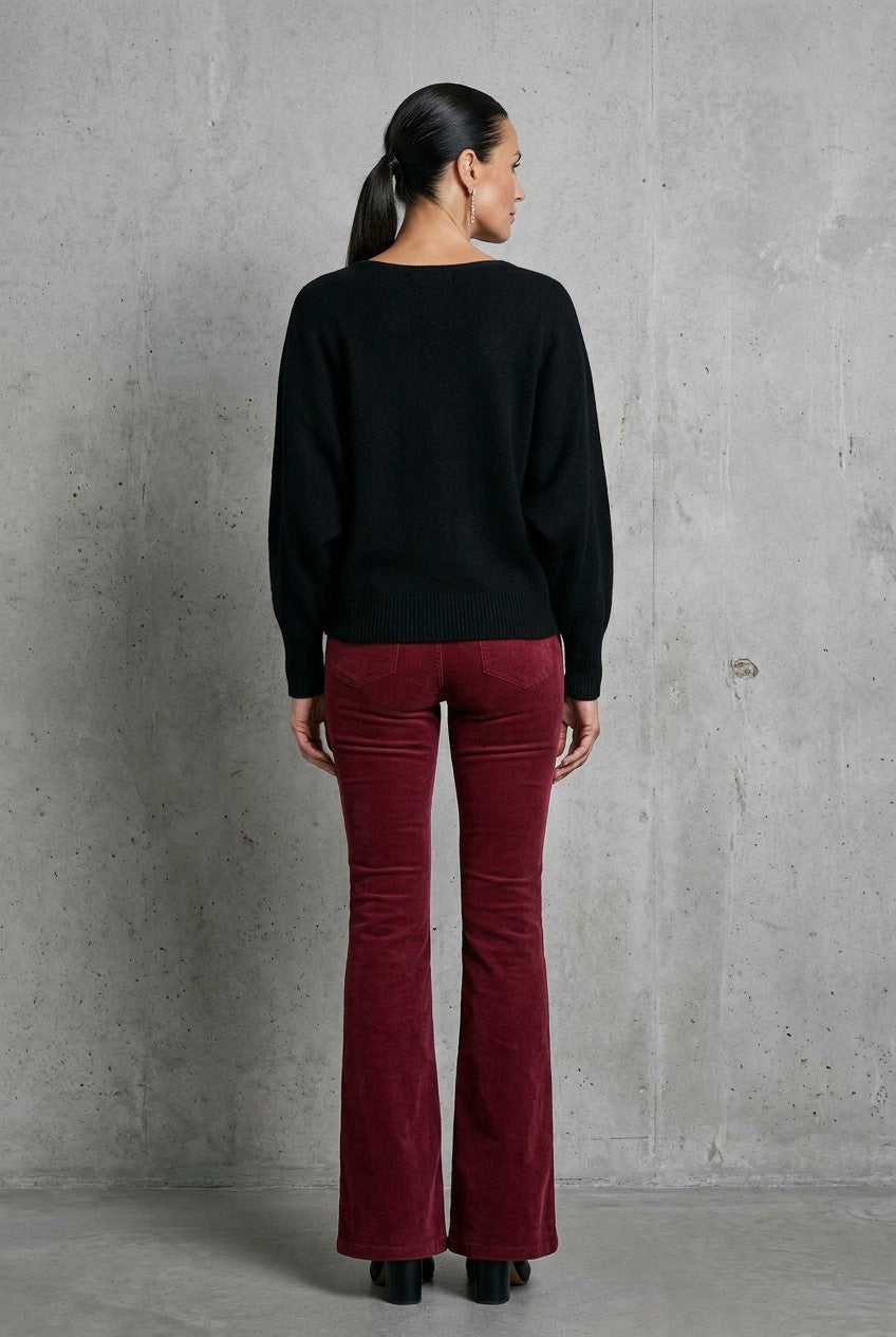 Avellia | Women's High Waist Flared Trousers Office Smart Casual
