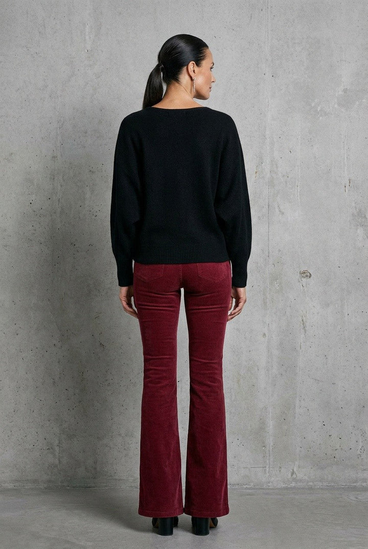 Avellia | Women's High Waist Flared Trousers Office Smart Casual