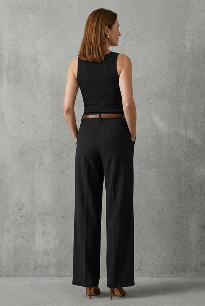 Calissea | Women's High Waist Wide Leg Palazzo Trousers Office Wear