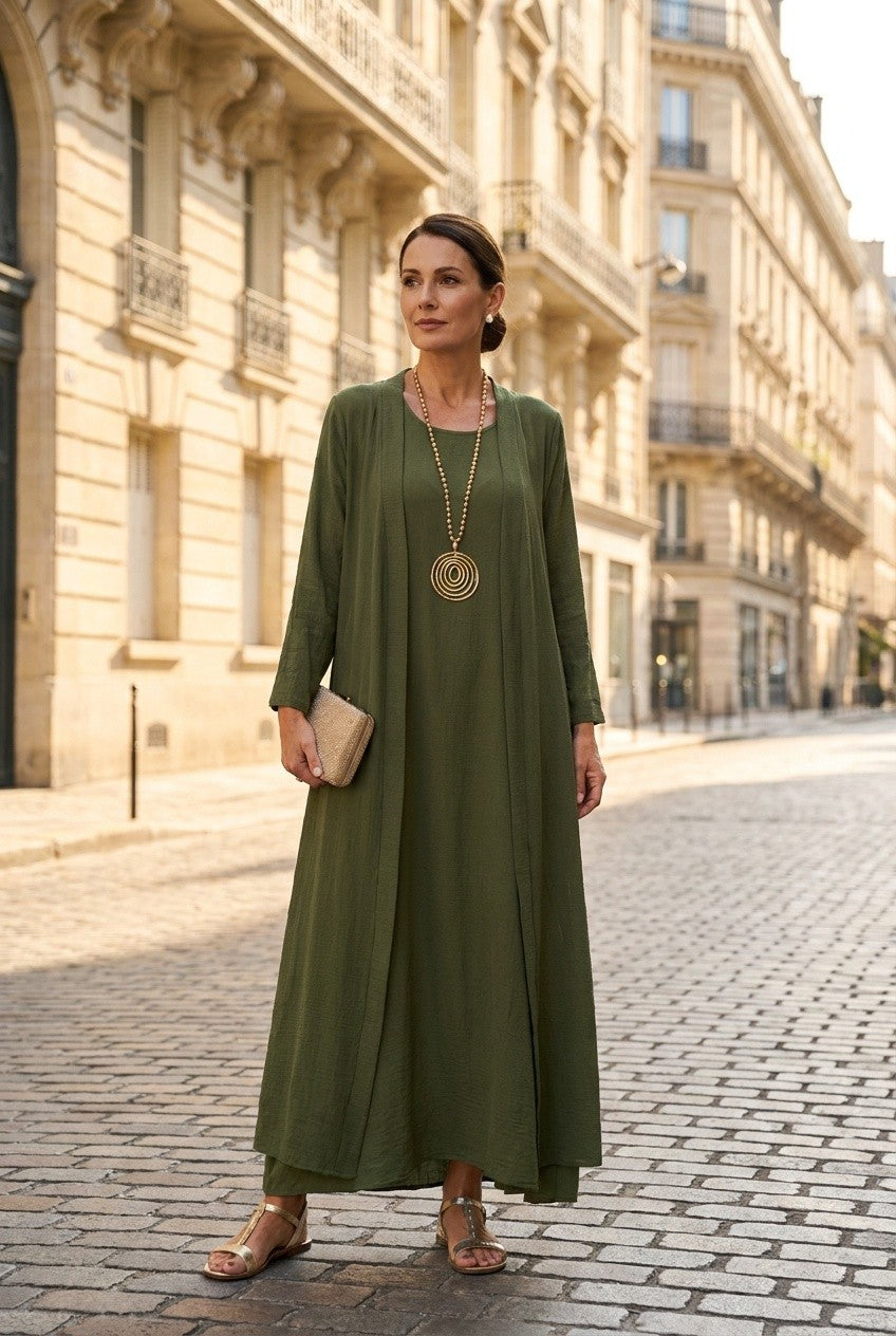 Céleste | Women's Sleeveless Fitted Midi Dress Evening Party Wear