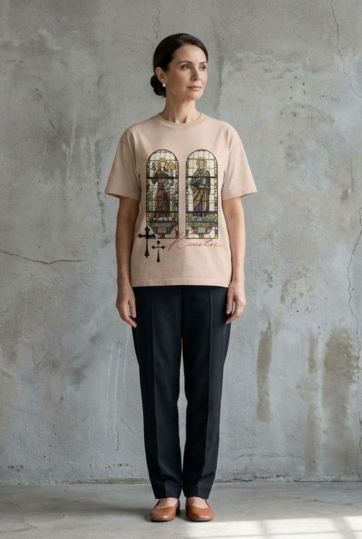 Ceterle | Women's Oversized Art Print Graphic T-Shirt