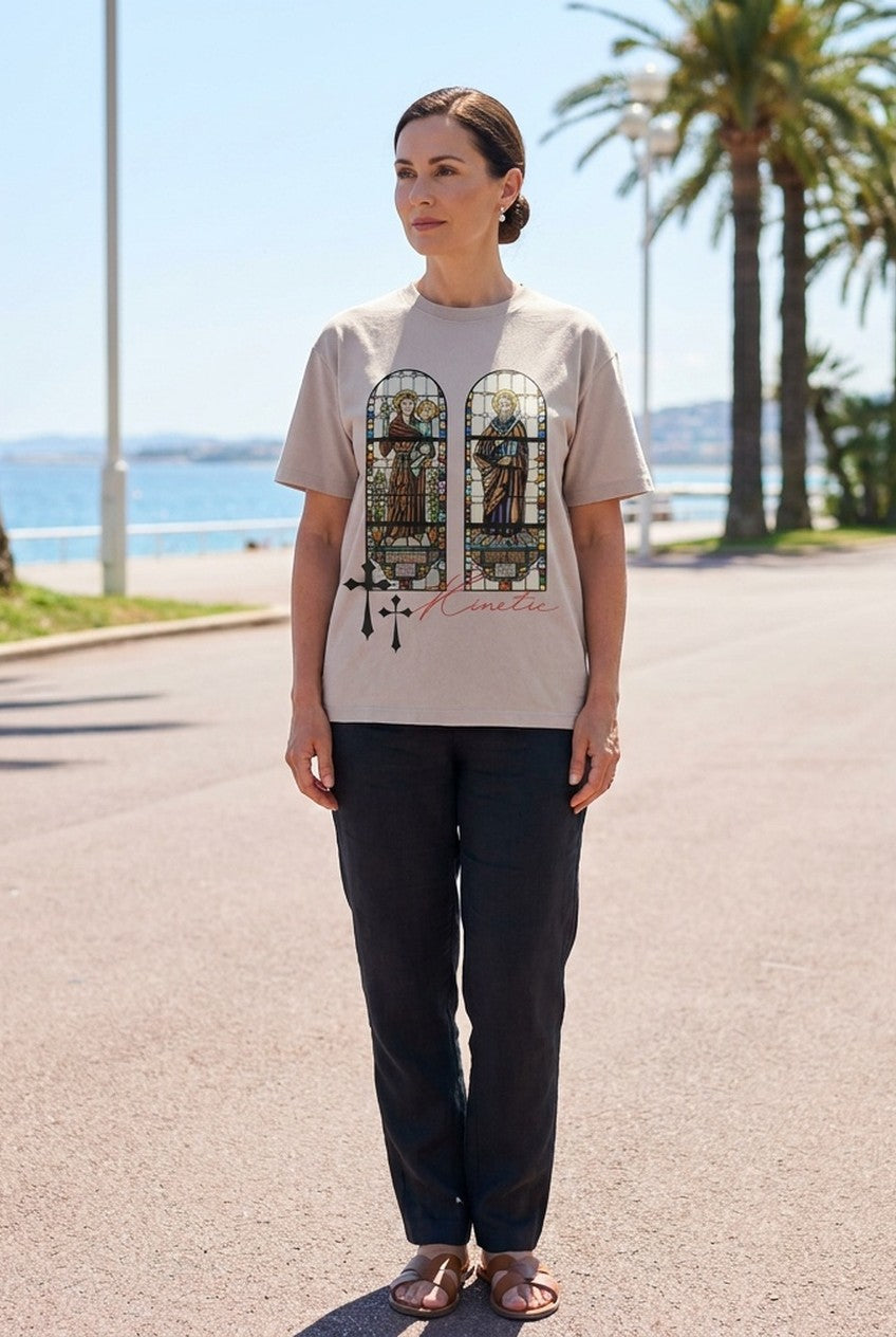 Ceterle | Women's Oversized Art Print Graphic T-Shirt