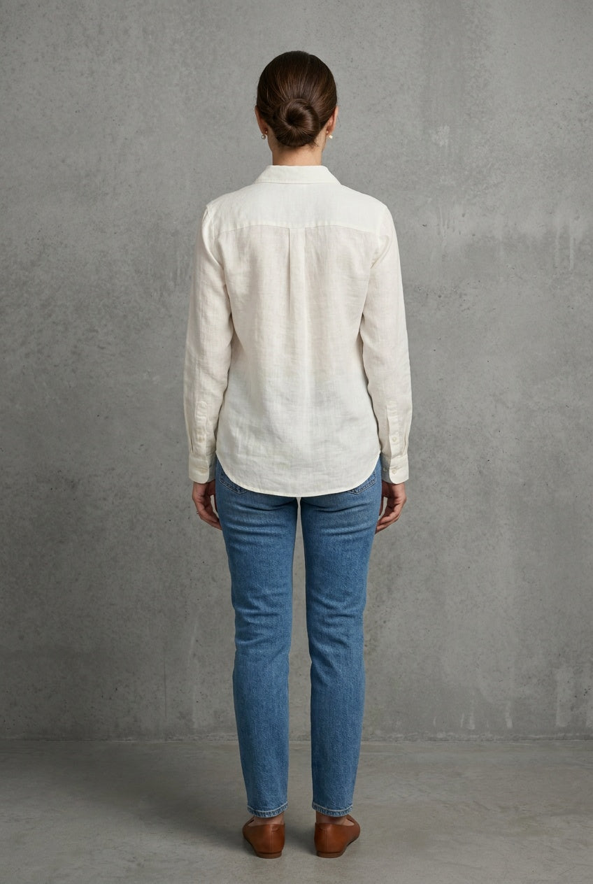 Divelle | Women's Vintage Floral Long Sleeve Shirt Office Casual