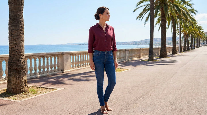 Divelle | Women's Vintage Floral Long Sleeve Shirt Office Casual