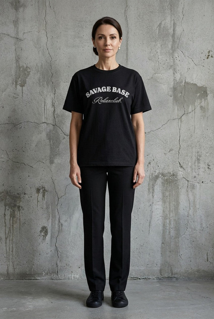 Florenne | Women's Oversized Graphic Print T-Shirt