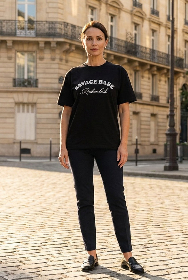 Florenne | Women's Oversized Graphic Print T-Shirt