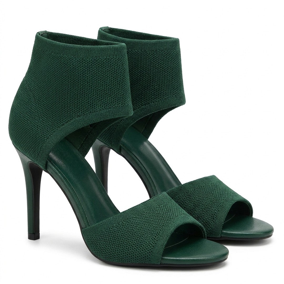 Lisane | Women's Open Toe Ankle Cuff Stiletto Heels Evening