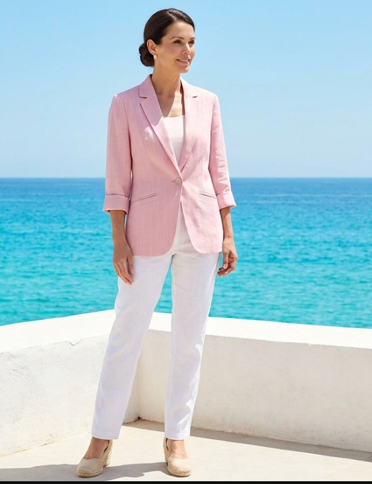 Lumira | Women's Roll-Up Sleeve Blazer Smart Casual Office