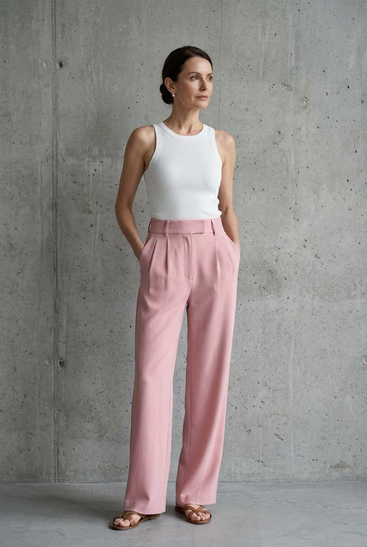 Lumisse | Women's High Waist Tailored Trousers Office Work Wear