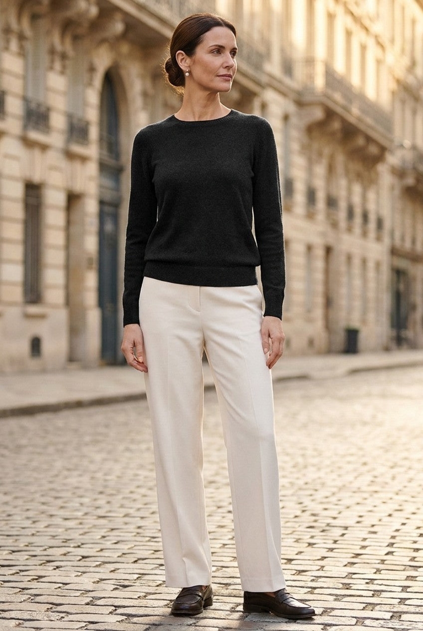 Orvella | Women's Slim Fit Fine Knit Sweater Smart Casual Winter