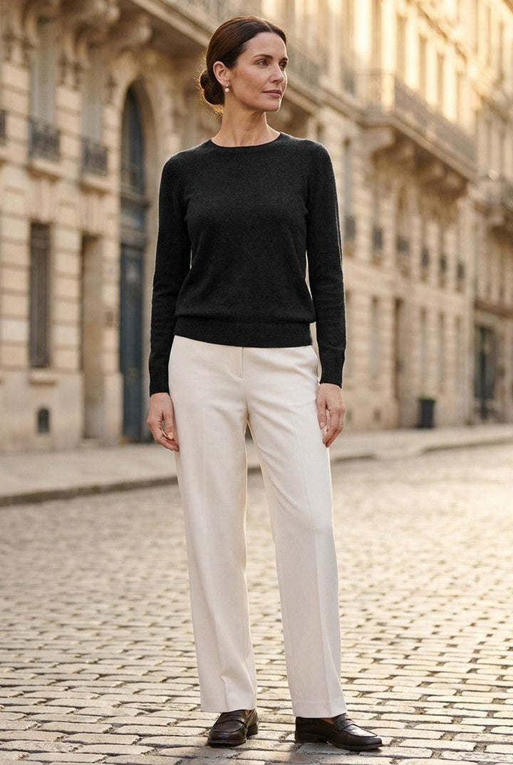 Orvella | Women's Slim Fit Fine Knit Sweater Smart Casual Winter