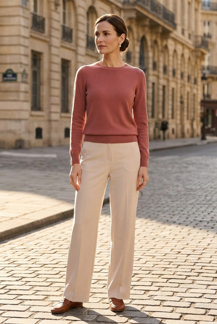 Orvella | Women's Slim Fit Fine Knit Sweater Smart Casual Winter