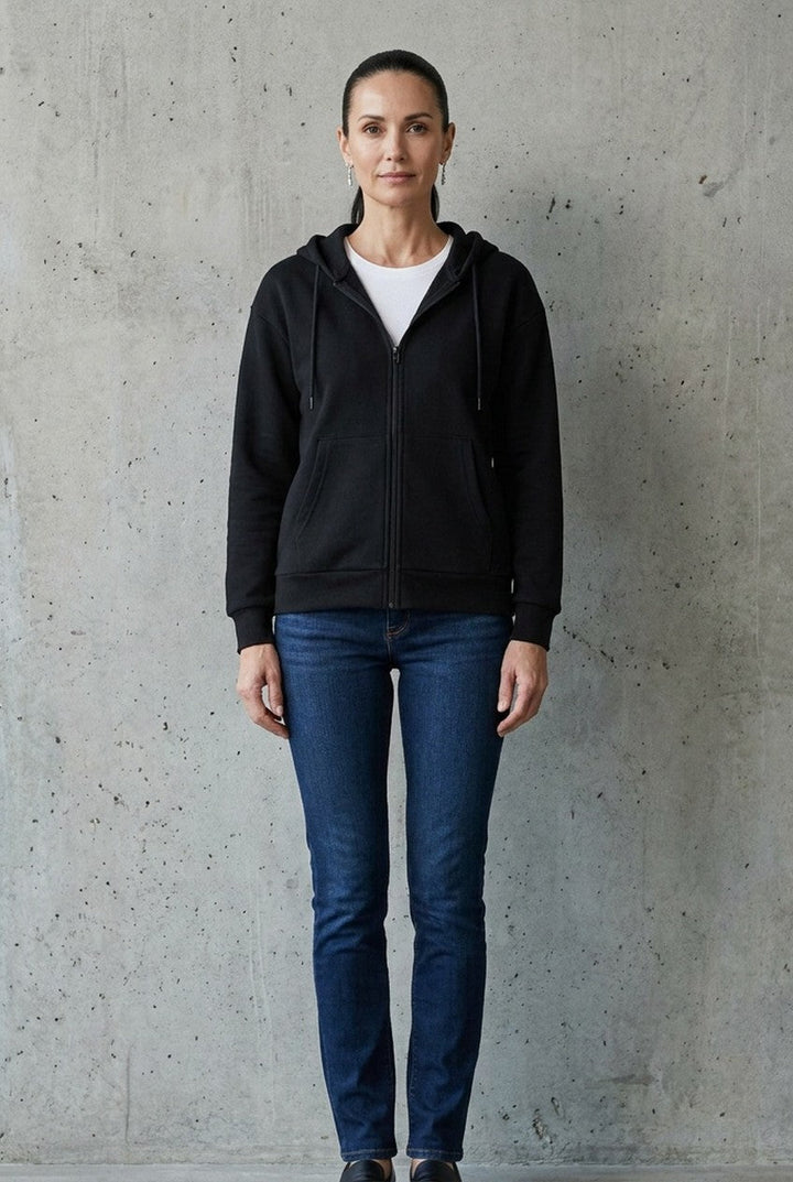 Ravelle | Women's Relaxed Zip-Up Hoodie Casual Loungewear